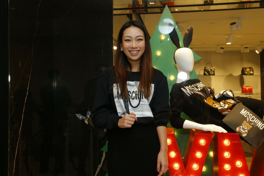Veronica Lam attends Moschino's party Image