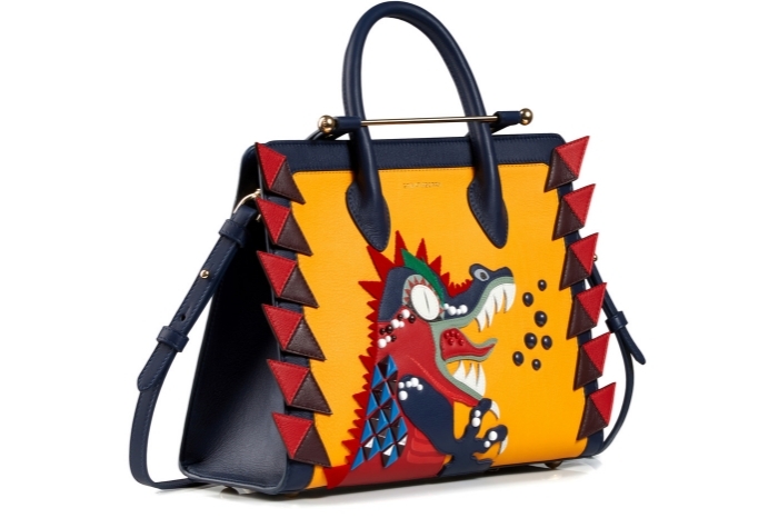 Strathberry's midi tote Dragon Hero from its Animals collection Image