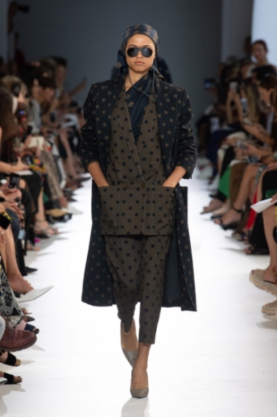 Have a bit of fun with this polka-dotted suit from Max Mara Image
