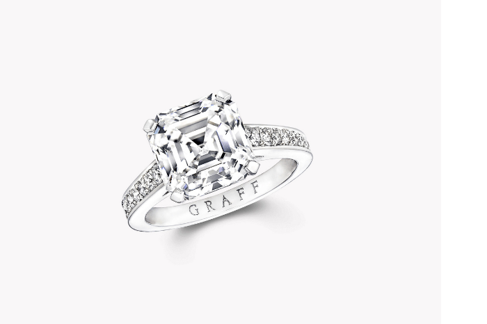 gafencu jewellery Choose the perfect engagement ring for your bride-to-be graff square cut pave set Image