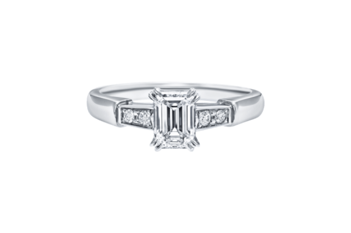 gafencu jewellery Choose the perfect engagement ring for your bride-to-be harry winston Tryst, Emerald-Cut Image