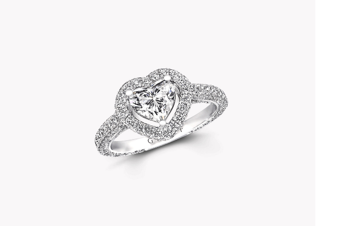 gafencu jewellery Choose the perfect engagement ring for your bride-to-be tiffany & Co. heart halo Image