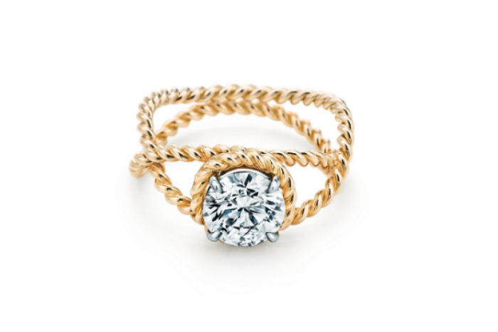 gafencu jewellery Choose the perfect engagement ring for your bride-to-be tiffany rope Image