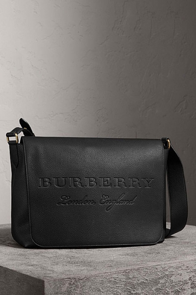 Burberry leather messenger bag (2) Image