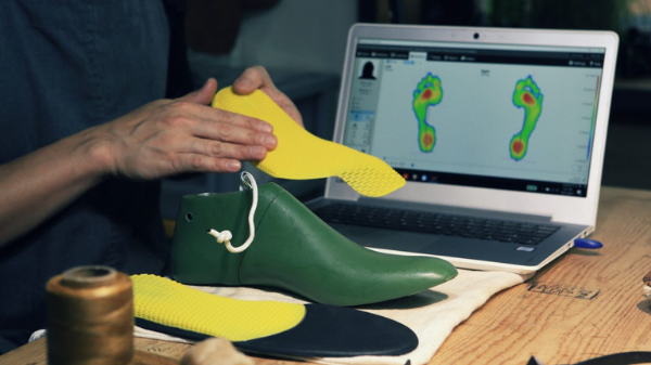 gafencu magazine bespoke personalised touch bespoke shoes 3D technology Image