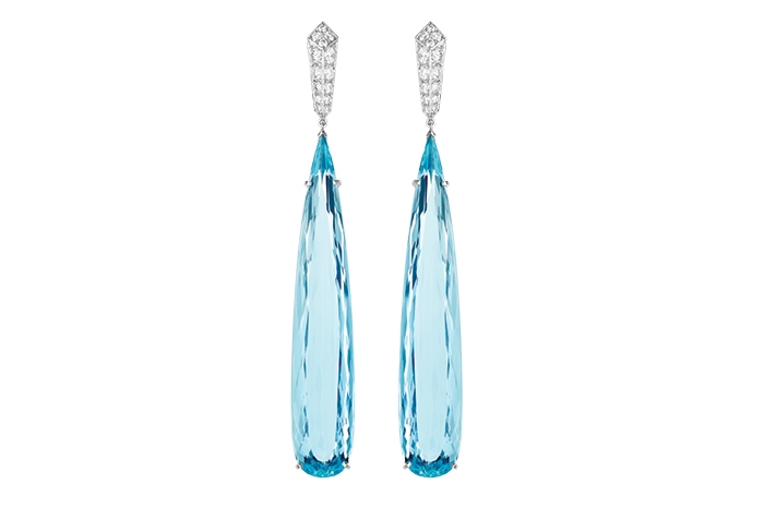 Boucheron Bleu Inifini earrings_Drop Down Gorgeous Dangling designs that enhance your décolleté gafencu magazine jewellery Image