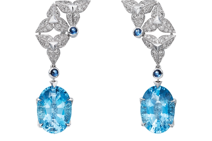 Cartier [Sur]Naturel High Jewellery Liliale earrings_Drop Down Gorgeous Dangling designs that enhance your décolleté gafencu magazine jewellery Image