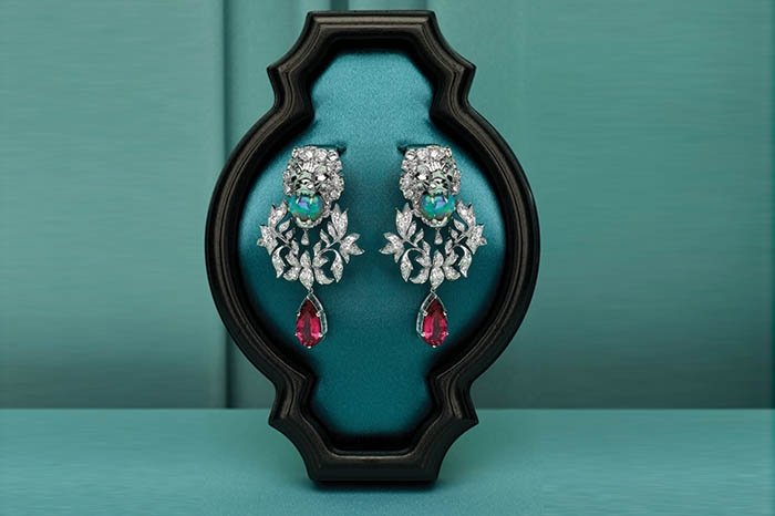 Gucci Hortus Deliciarum earrings_Drop Down Gorgeous Dangling designs that enhance your décolleté gafencu magazine jewellery Image