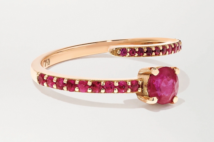 10 gafencu rose gold jewellery Ileana Makri Grass Seed ring Image