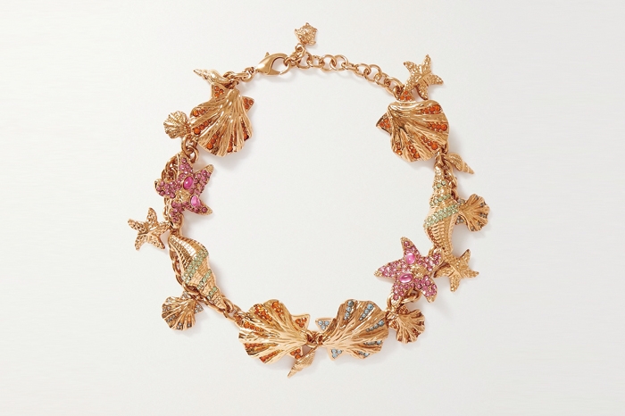 14 gafencu rose gold jewellery Versace Trésor de la Mer choker Image