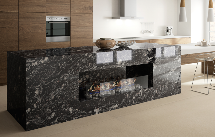 gafencu living Beautiful alternatives to marble countertops sintered stones quartzite quartz granite kitchen island Image