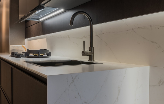 gafencu living Beautiful alternatives to marble countertops sintered stones quartzite quartz granite Image