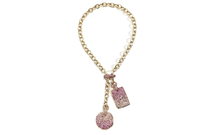 gafencu jewellery Pomellato Sabbia Flamingo necklace Image