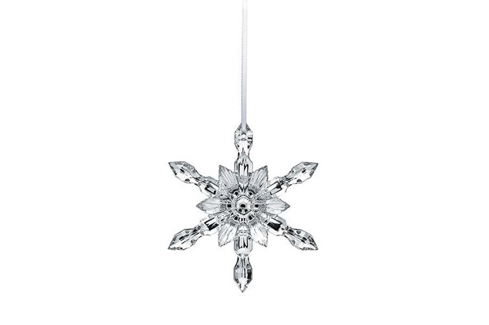 Baccarat Silver Snowflake 2018 Ornament Image