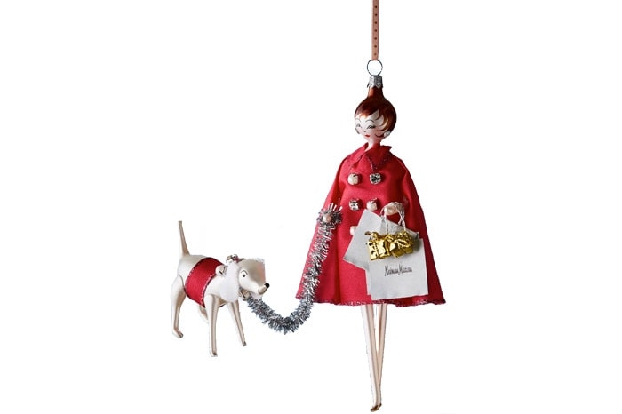 De Carlini NM Lady Shopper Christmas Ornament Image
