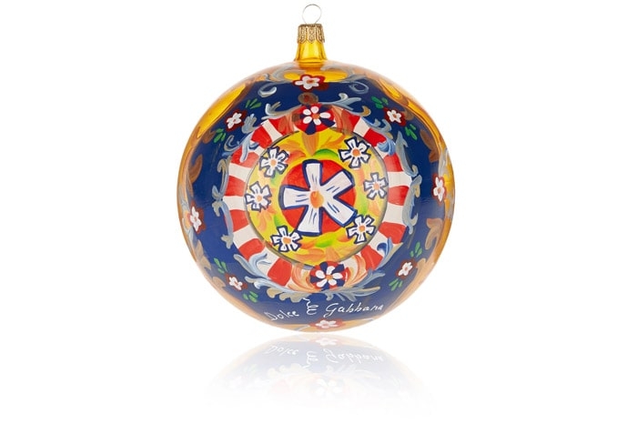 Dolce and Gabbana - Painted glass bauble Image