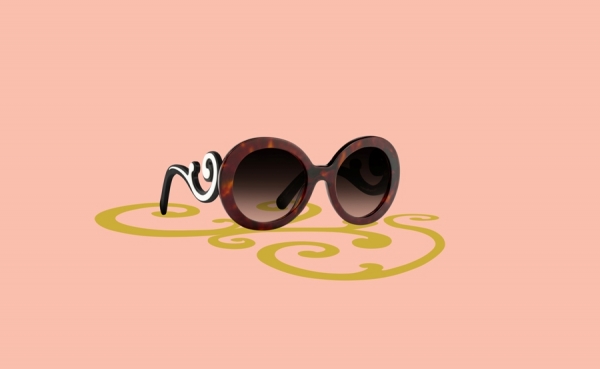 Prada’s blooming Baroque sunglasses
