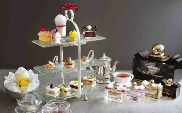 Afternoon tea with a fragrant twist