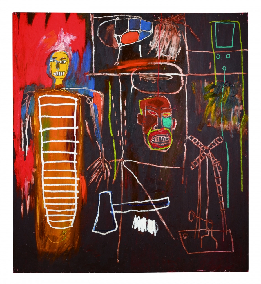 Bowie_auction_Basquiat-Air-Power-1984
