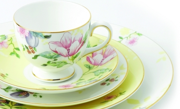 Fine British porcelain with a plum twist