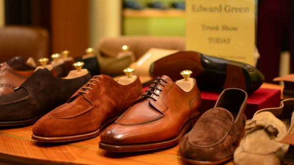 Shoetime: British shoemaker, Edward Green, hosts trunk show at Tassels showroom