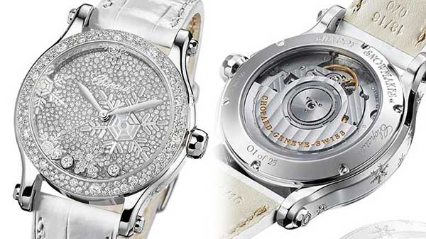 Intricate snowflake-themed watch from Chopard is a stunner