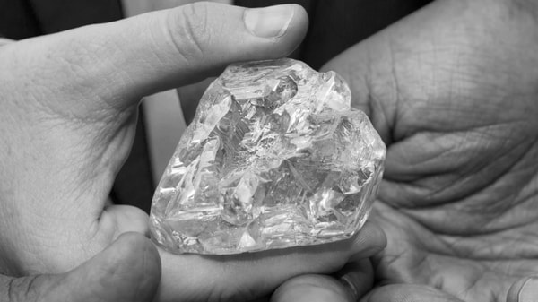 The 709-carat Peace Diamond was mined in Sierra Leone