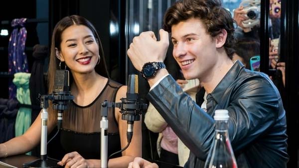 Shawn Mendes at Emporio Armani Connected Smartwatch launch in Tokyo