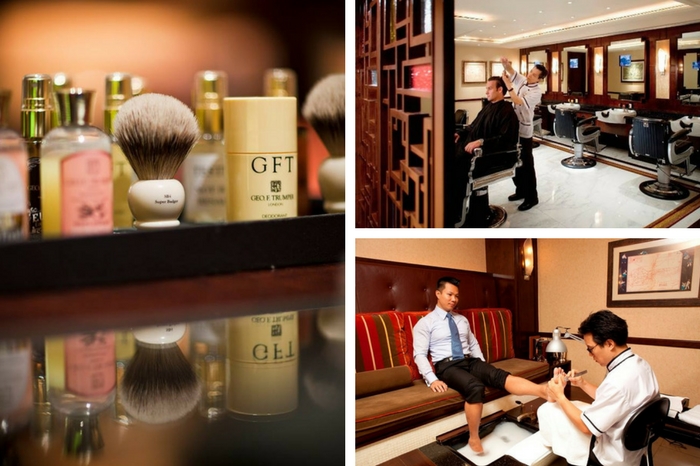 The Mandarin Barber serves up traditional gentlemen's grooming services
