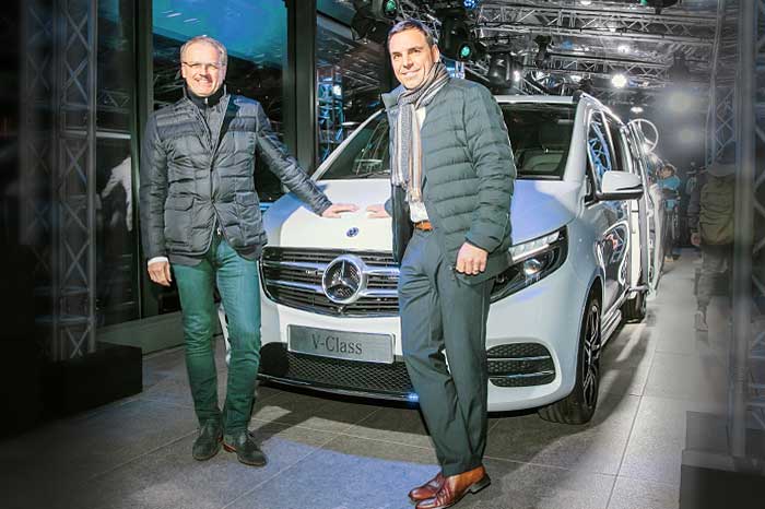 Volker Mornhinweg, Global Head of Mercedes-Benz Vans and Andreas Binder, President & CEO of Mercedes Benz HK