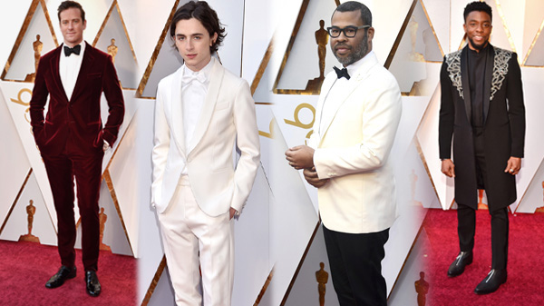 Oscars 2018: The best-dressed men on the Academy Awards red carpet