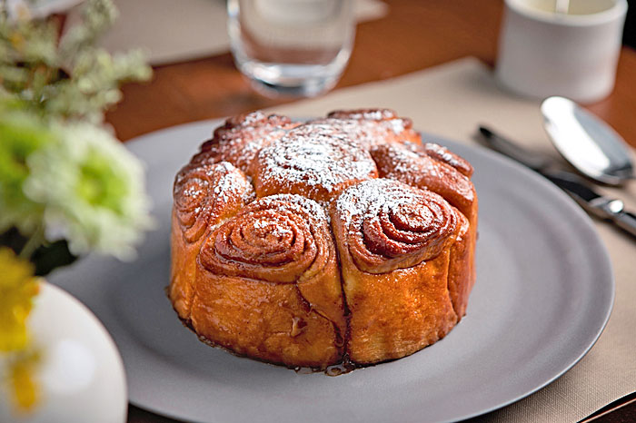 Cinnamon Sticky Buns at Mercato's new home-style brunch 