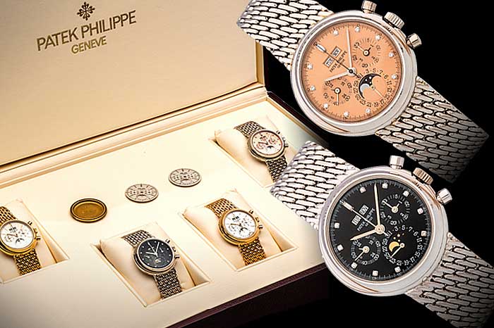 Rare Patek Philippe set of four to go under the hammer