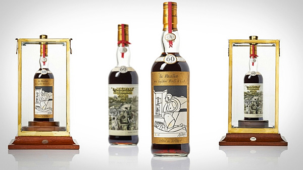 Rare Vintage Macallan Bottles: Spirits of the Age from Pop Art Greats