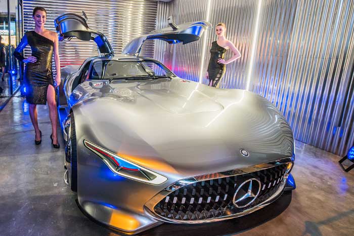 Mercedes-AMG Vision Gran Turismo at the new Mercedes me store
