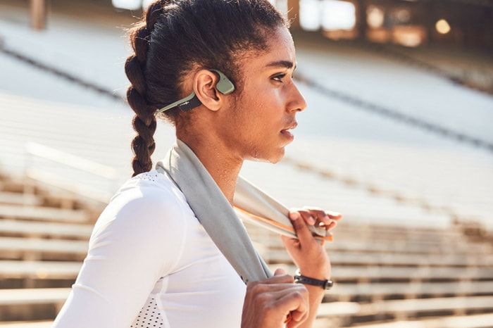 The AfterShokz Trekz Air bone conduction headphones are flexible and user-friendly