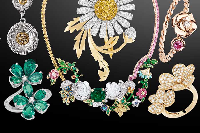 Spruce up your summer ensembles with floral jewellery 