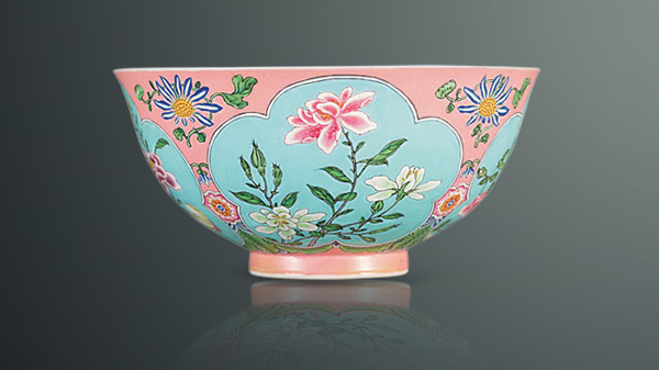 Falangcai ceramic bowl from Qing dynasty sets record bowlsale prices