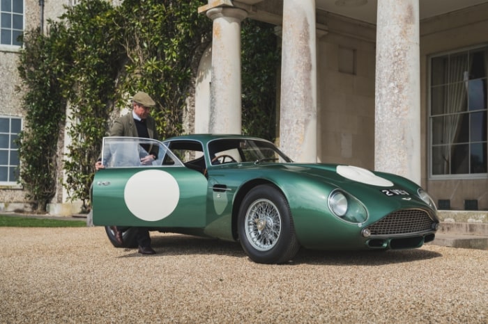 An ancient Aston Martin DB4GT was recently sold at auction