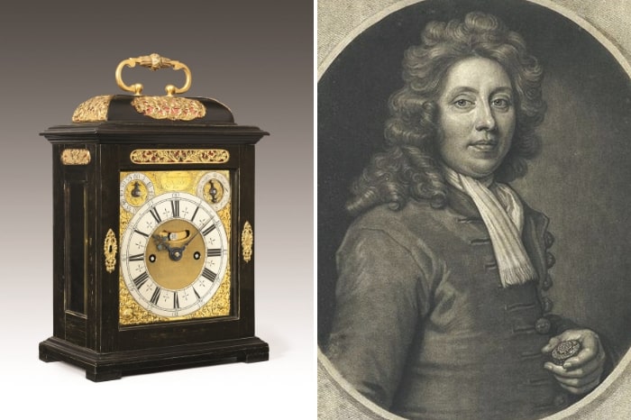 Clock designed by Thomas Tompion sells for HK$2.6 million