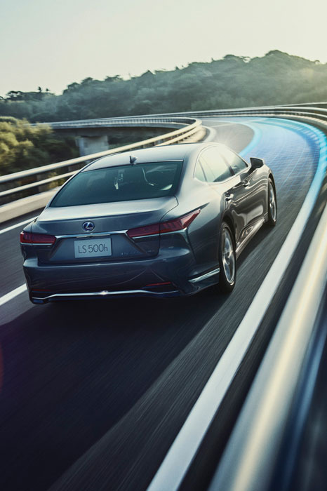 The Lexus LS500h was designed to be comfortable yet high-performance, beautiful yet functional