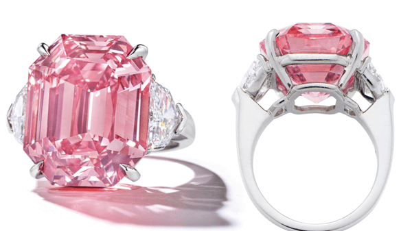 The Pink Legacy diamond sells for record-breaking numbers