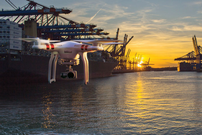 The HKSAR government hopes to use drones to monitor pollution emissions from ships
