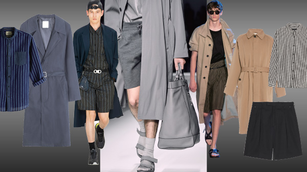 Style Watch: Our favourite men’s trenchcoats and shorts for SS19