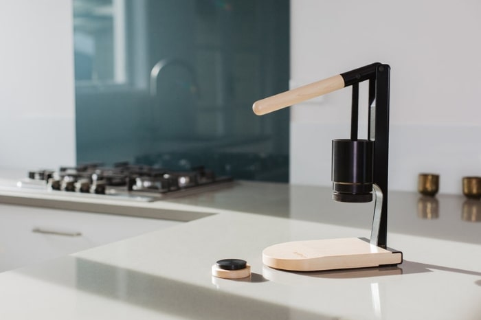 Newton Lever-Press lets you personalise your morning cuppa