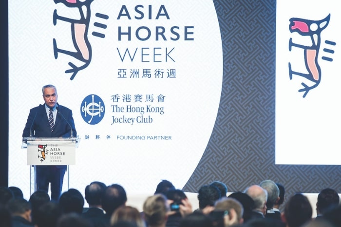 The auction of horse embryos at Asia Horse Week was the first of its kind in Asia