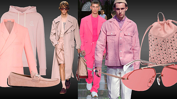 Pink looks for men