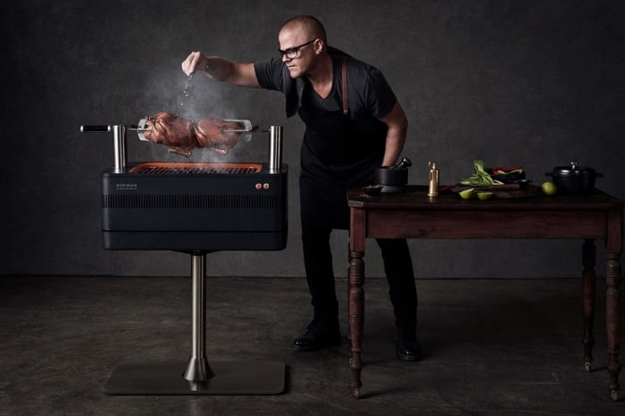 Everdure Fusion BBQ unit is innovative and easy to use