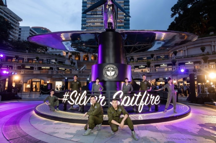 IWC Schaffhausen presents the Silver Spitfire life-size replica