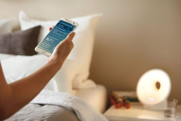 Somneo Sleep and Wake-Up Light can be customised via a companion app